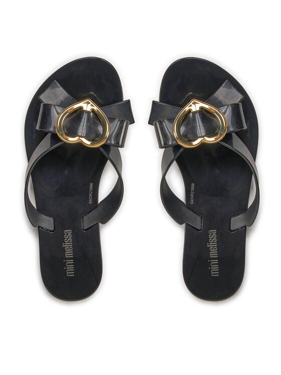 Melissa Žabky Mini Melissa Harmonic Hot Inf 33945 Čierna