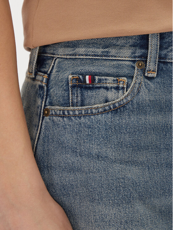 Tommy Hilfiger Tommy Hilfiger Džínsové šortky WW0WW44384 Modrá Regular Fit