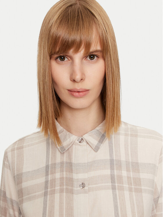 Selmark Selmark Koszula nocna Nordic P7063 Écru Regular Fit