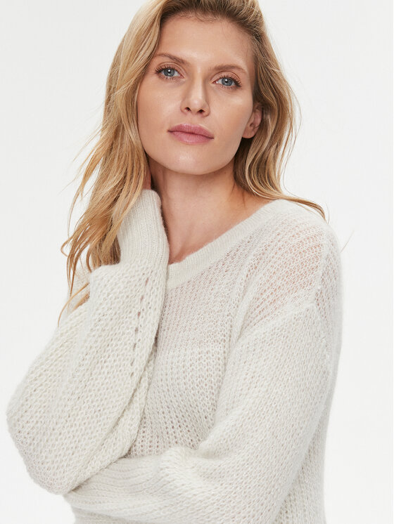 BOSS Boss Пуловер Fuoline 50493836 Екрю Regular Fit