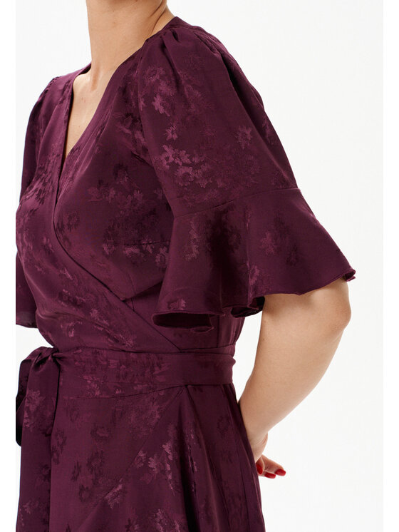 Mirons Mirons Sukienka wieczorowa soft Bordowy Feminine Fit