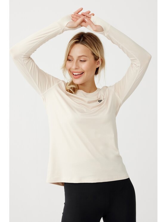 ROUGH RADICAL ROUGH RADICAL Maglietta tecnica FUN LS Beige Regular Fit
