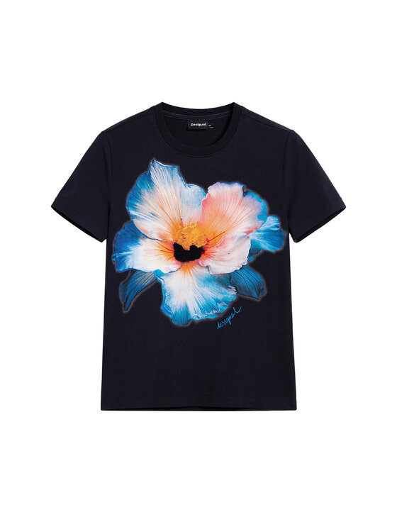 Desigual Desigual Póló Estocolmo 26SWTK03 Sötétkék Regular Fit