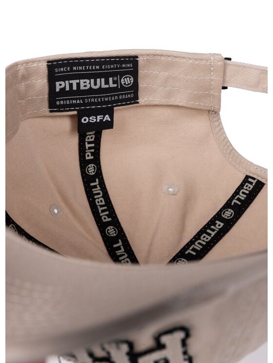 PITBULL PITBULL Czapka z daszkiem Czapka Snapback Pitbull Since 1989 uniwersalny Beżowy