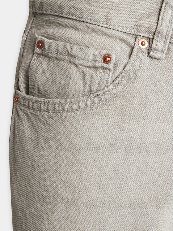 Gina Tricot Gina Tricot Jeansy 21489 Šedá Straight Fit