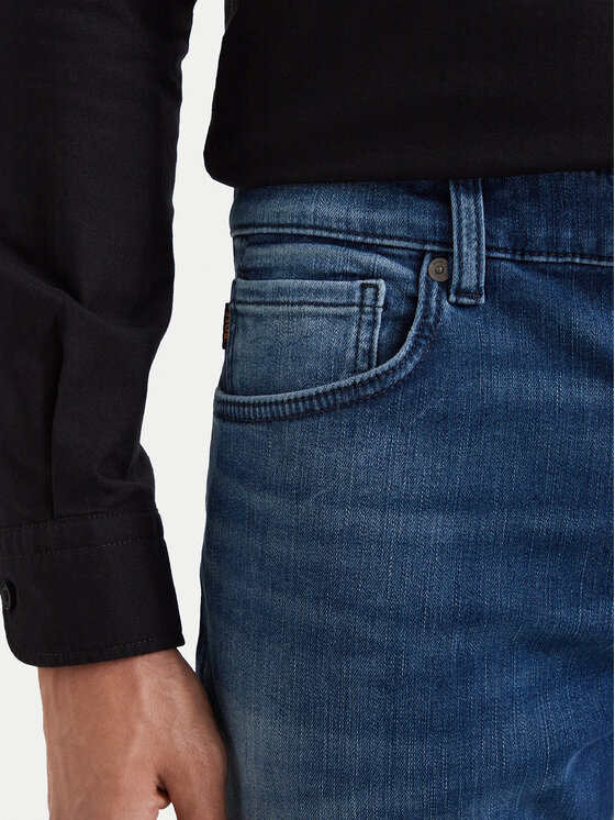 BOSS BOSS Jeansy Re.Maine 50566891 Granatowy Regular Fit