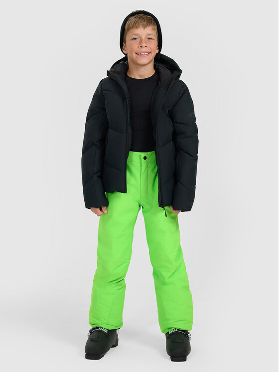 4F 4F Spodnie narciarskie SKI CLASSIC Zielony Regular Fit