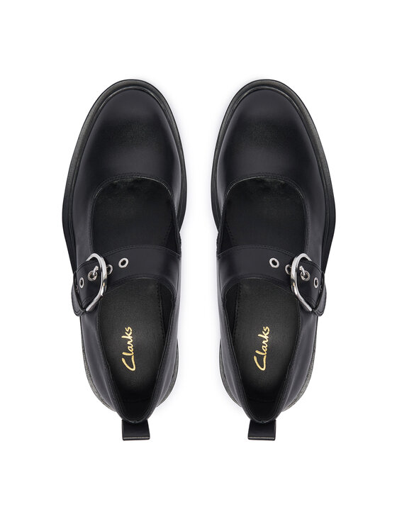 Clarks Clarks Обувки Previa Bar 26329410 Черен