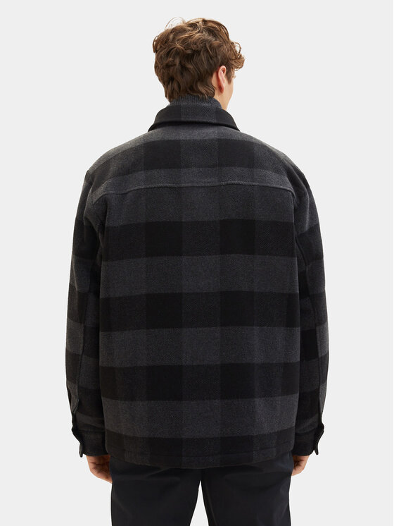 Tom Tailor Denim Tom Tailor Denim Pārejas jaka 1038860 Melns Regular Fit