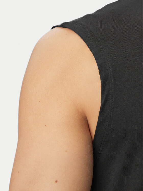 Jack & Jones Jack & Jones Tank top marškinėliai Simon 12297709 Juoda Relaxed Fit