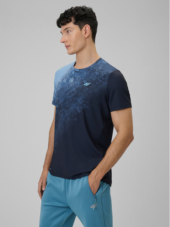4F 4F Koszulka techniczna VICTORY PACK Granatowy Regular Fit