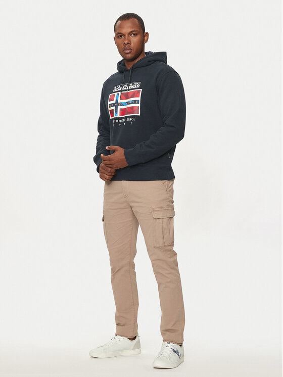Napapijri Napapijri Pulóver B-Dorees NP0A4IBD Sötétkék Relaxed Fit