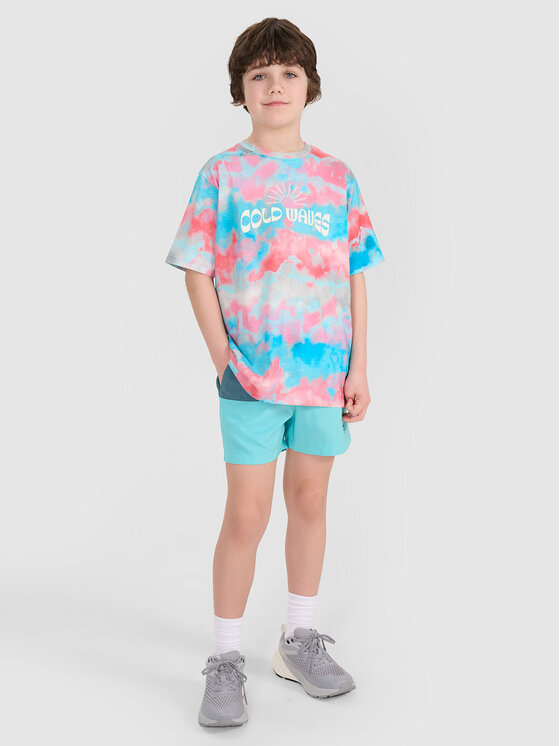 4F 4F T-Shirt VIBRANT WARMTH Kolorowy Oversize