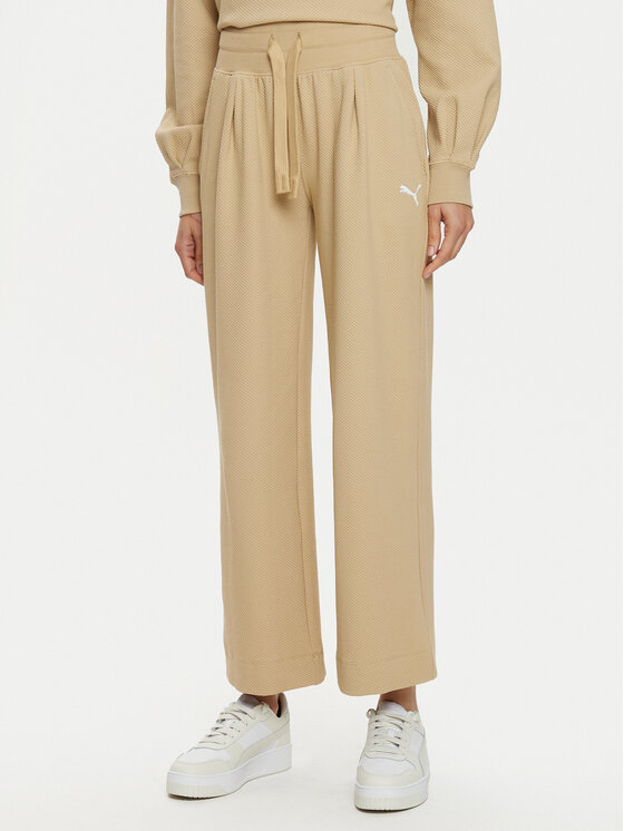 Női Melegítő alsó Puma, Méret: XL, Bézs, Her 676007