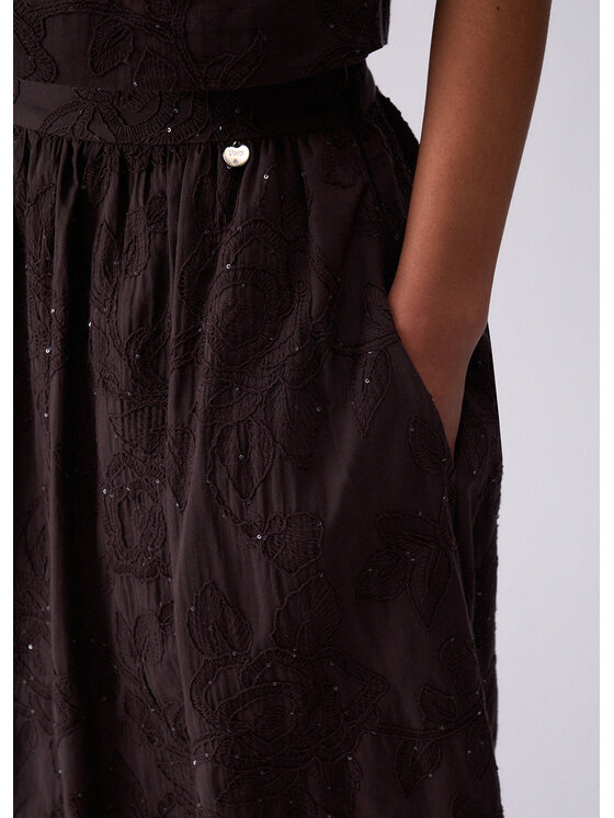 Liu Jo Liu Jo Gonna maxi WA6455T472AP9677 Marrone Regular Fit