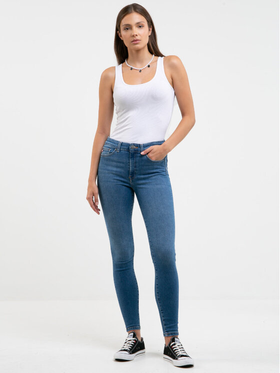 BIG STAR BIG STAR Jeansy MELINDA HIGH WAIST_340_190 Niebieski Curvy Fit