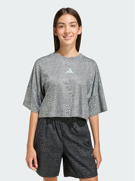 adidas adidas T-Shirt 158916 Zielony Loose Fit