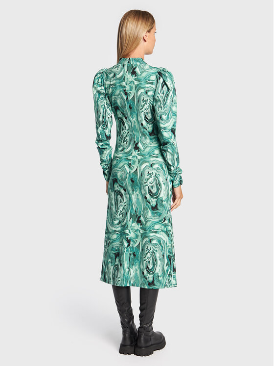 Gestuz Gestuz Kokteilinė suknelė Ravagz 10906551 Žalia Slim Fit