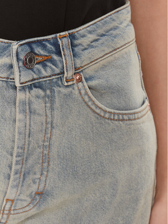 HUGO Hugo Jeans hlače 50507837 Modra Relaxed Fit