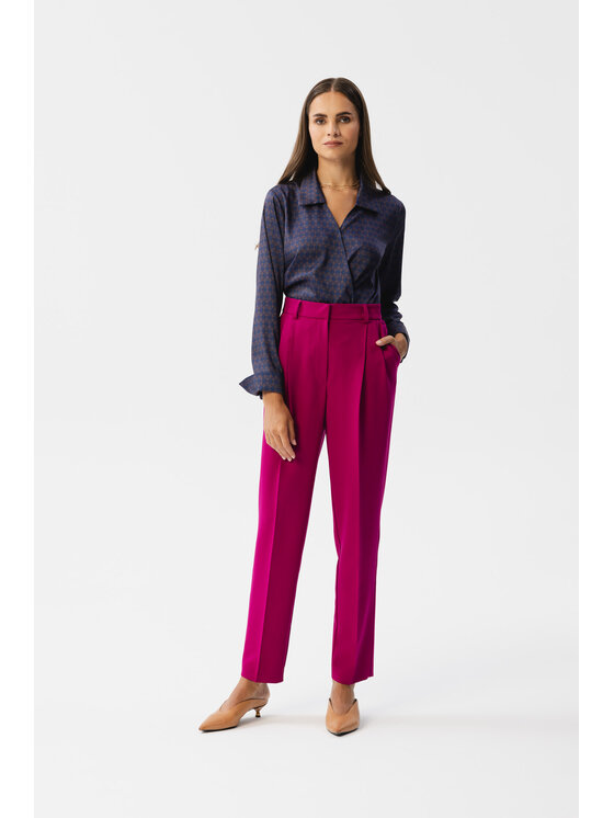 Stylove Stylove Halenka S357 Tmavomodrá Modern Fit