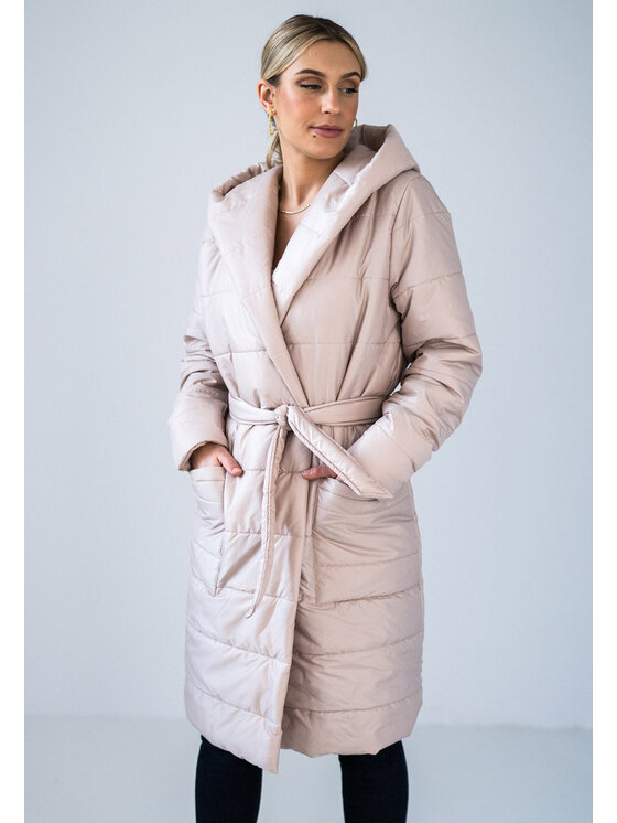 FIGL FIGL Παλτό M929 Μπεζ Regular Fit