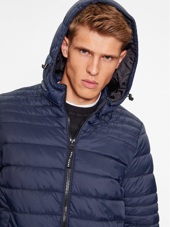 Pepe Jeans Pepe Jeans Kurtka zimowa Billy PM402865 Granatowy Regular Fit