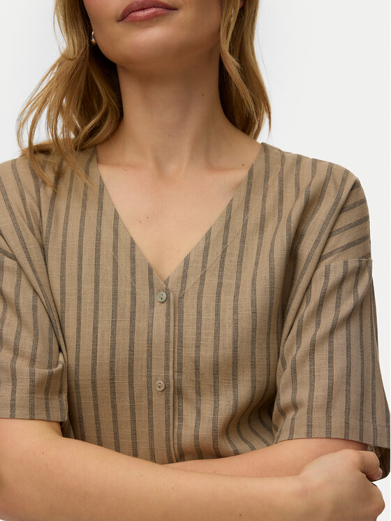 Vero Moda Vero Moda Сорочка Rosie 10346914 Світло-коричневий Loose Fit