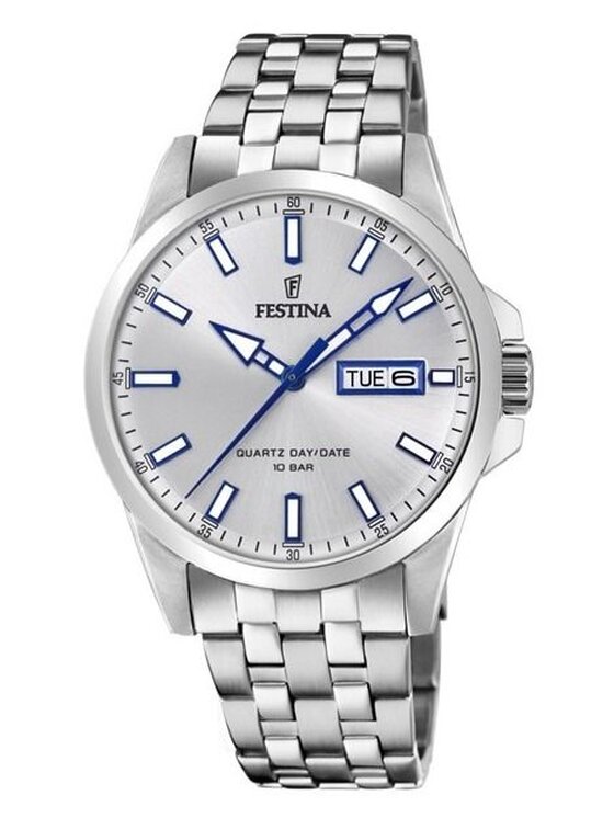Festina Festina Zegarek F20357/1 Srebrny