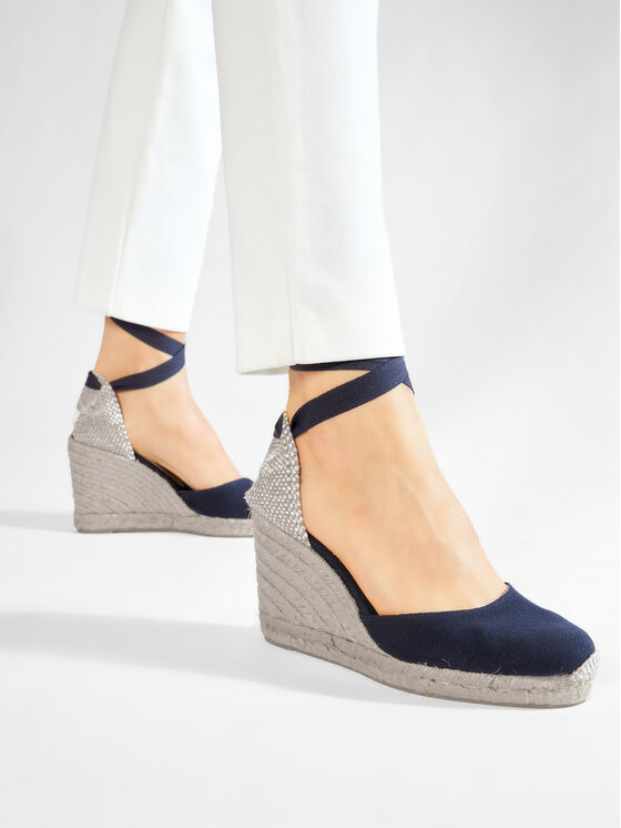 Castañer Castañer Espadryle Carina/8/001 20962-301 Granatowy