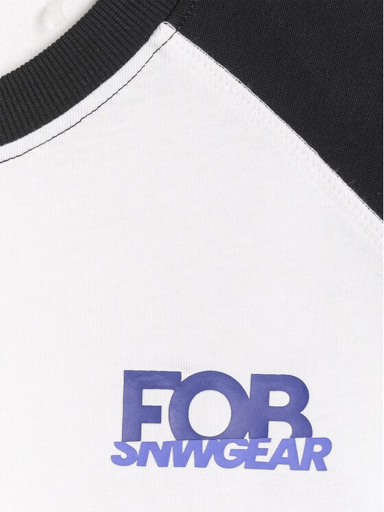 4F 4F Longsleeve 4FRAW25TLONM633-10S Bianco Oversize