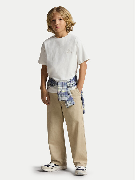 Polo Ralph Lauren Polo Ralph Lauren Футболка 323A12286004 Écru Oversize