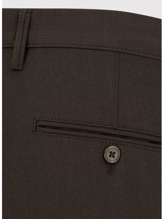 Pako Lorente Pako Lorente Spodnie materiałowe P25WF-WX-011 Brązowy Regular Fit