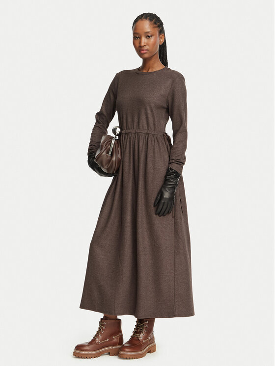 Weekend Max Mara Weekend Max Mara Ежедневна рокля Vettura 2625626052 Кафяв Regular Fit
