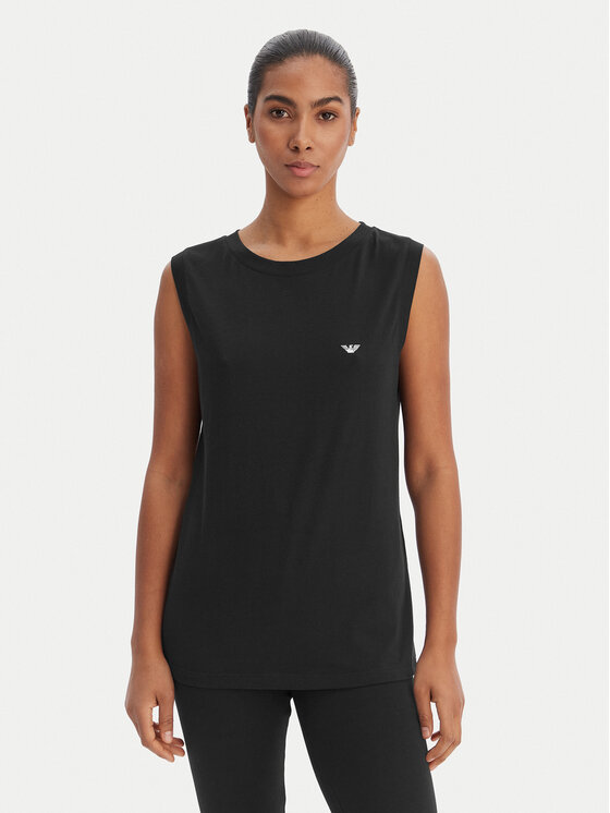 Emporio Armani Underwear Emporio Armani Underwear Marškinėliai EW000410 AF19023 UC001 Juoda Regular Fit