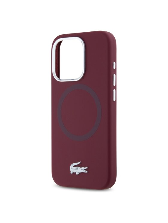 Lacoste Lacoste Etui na telefon Apple iPhone 15 Pro Max Bordowy
