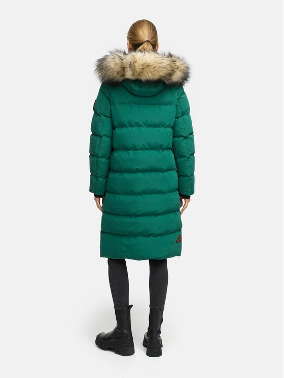 Marikoo Marikoo Kurtka zimowa Schneesternchen Zielony Regular Fit