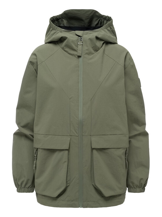 Navahoo Navahoo Kurtka przejściowa Donnerwetter Zielony Regular Fit