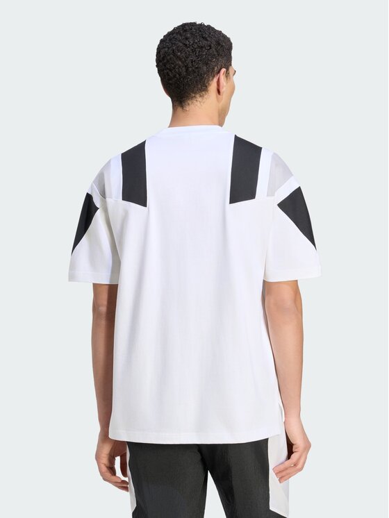adidas adidas Koszulka techniczna 172264 Biały Loose Fit