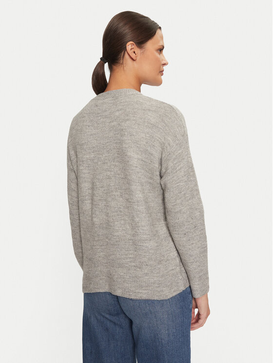 Brave Soul Brave Soul Sweter LKX-230ELF Szary Regular Fit