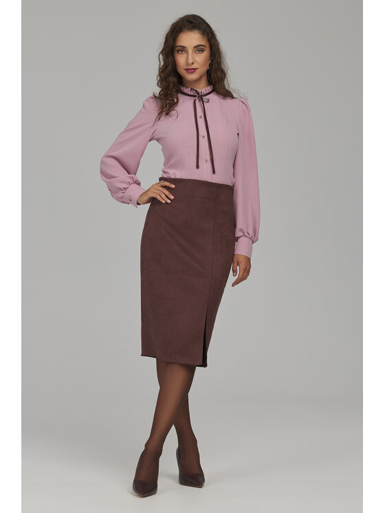 NIFE NIFE Koszula K100 Różowy Fitted Fit