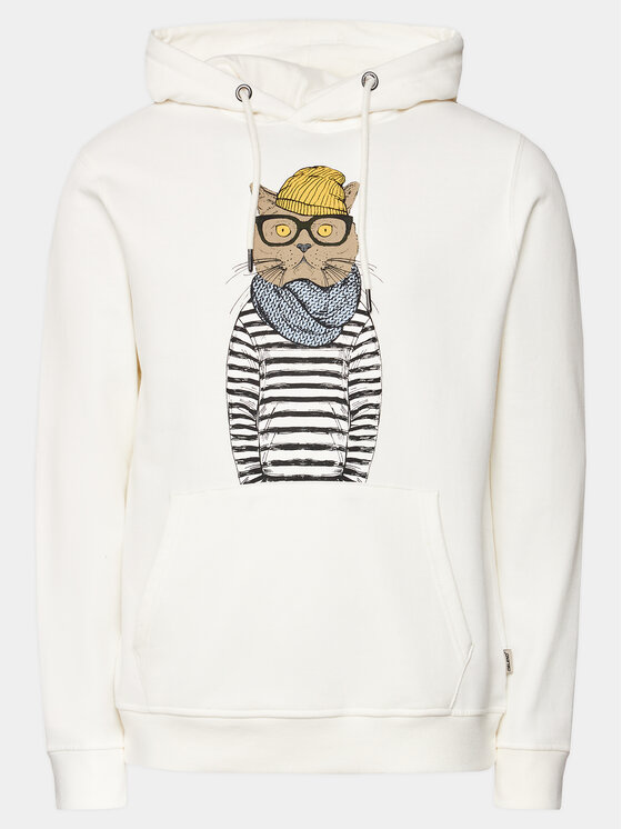 Blend Blend Sweatshirt 20716540 Weiß Regular Fit