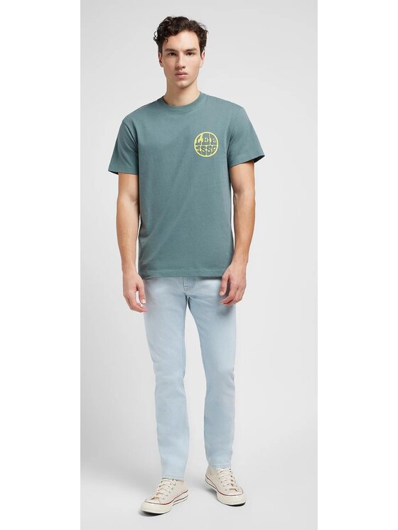Lee Lee Jeansy Rider Niebieski Slim Fit