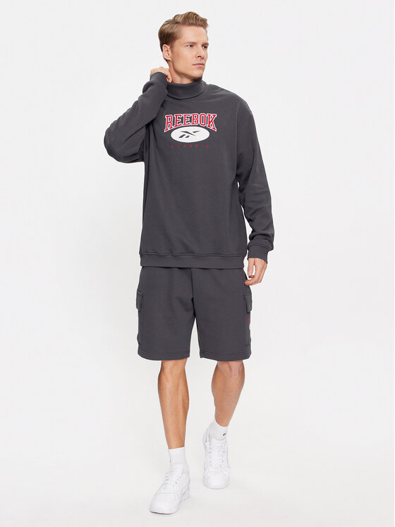 Reebok Reebok Μπλούζα Archive Essentials IL8799 Γκρι Regular Fit