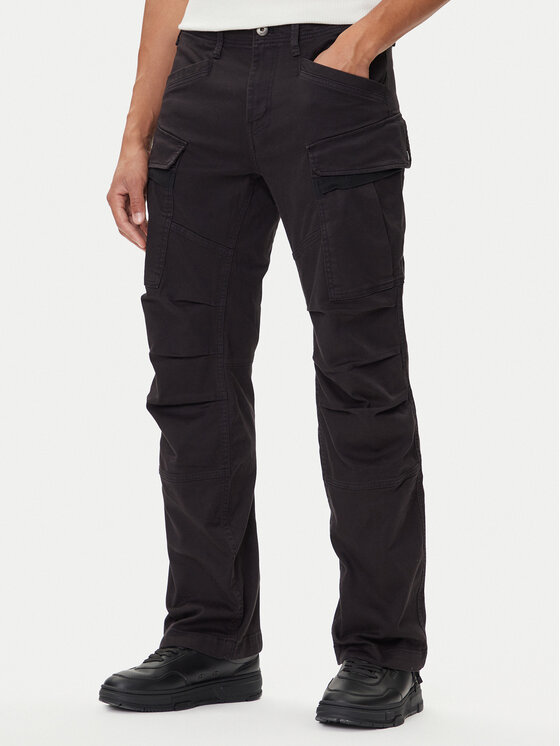 G-Star Raw G-Star Raw Hlače 3D D26950-C106 Crna Straight Fit