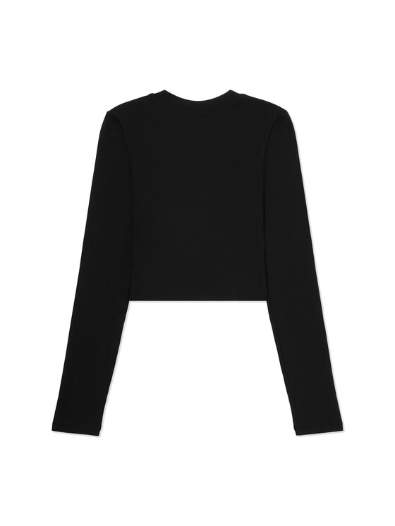La Mania La Mania Longsleeve RUTH Nero Classic Fit