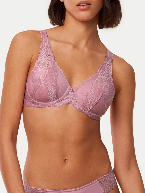 Triumph Triumph Σουτιέν με μπανέλα Wild Peony Florale 10209627 Ροζ