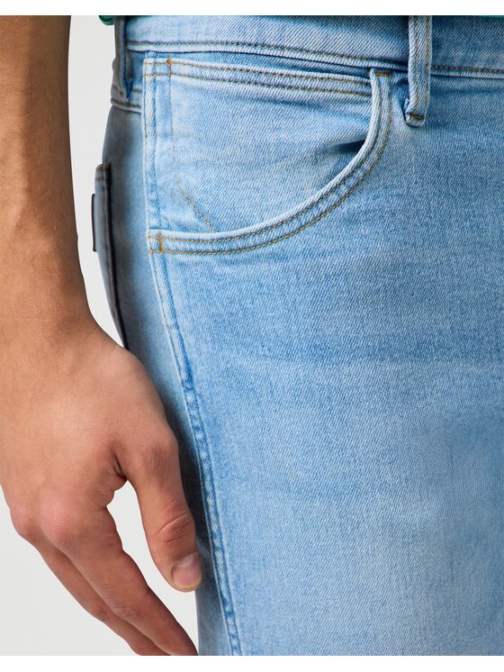 Wrangler Wrangler Jeans Larston Blu Slim Fit