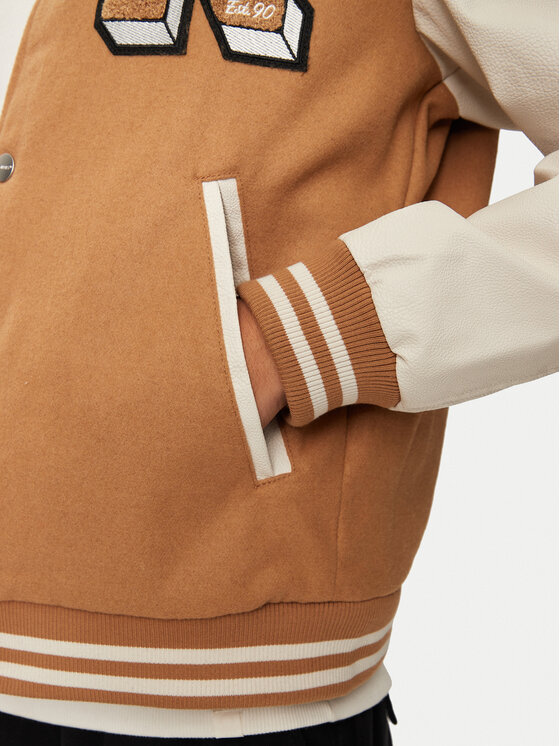 Jack&Jones Jack&Jones Bomber stila jaka Carter 12260455 Bēšs Regular Fit