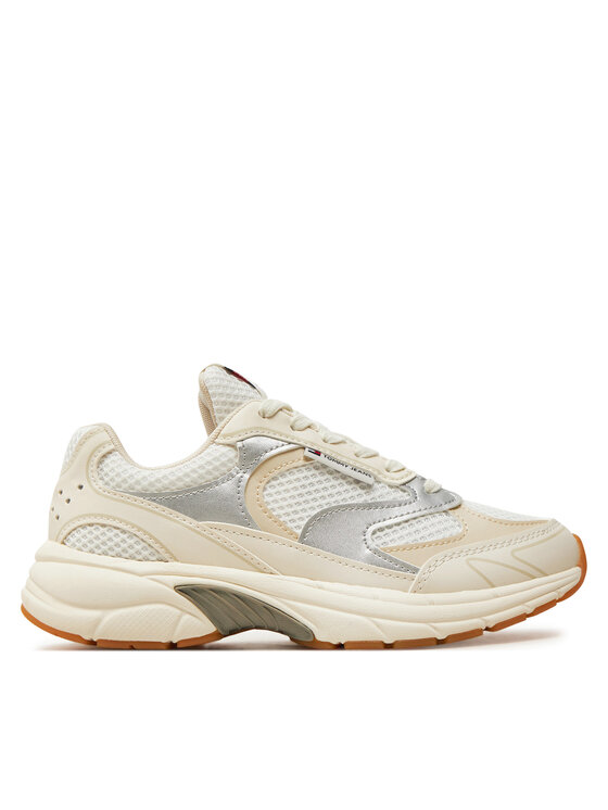 Damskie Sneakersy Tommy Jeans, Rozmiar 36, Białe, EN0EN02772