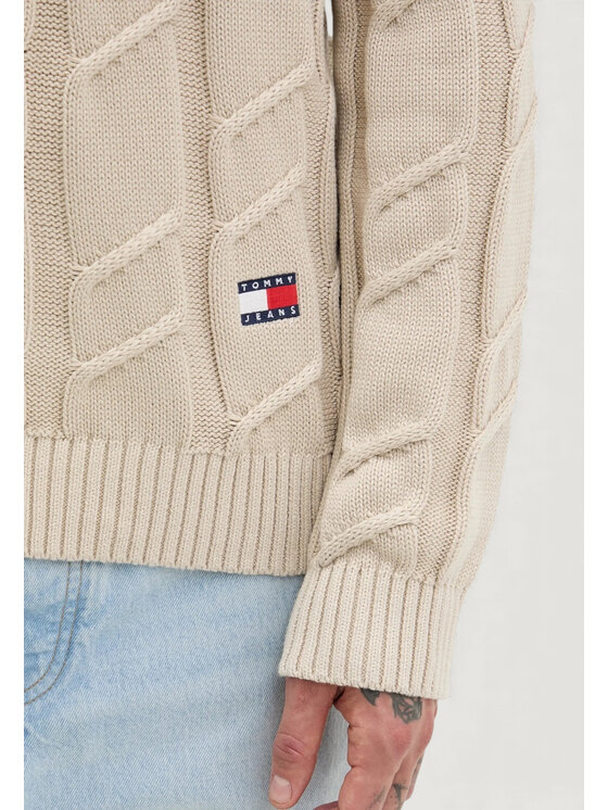 Tommy Jeans Tommy Jeans Maglione DM0DM22355 Beige Casual Fit